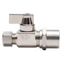 Sioux Chief 129-G2V1C - 1/2 Cpvc x 3/8 Compression Nl 1/4-turn Straight Stop