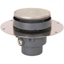 Sioux Chief 822-CF3DSR - Cleanout Fl Halo 3 Di Nh Ss R&c Rnd