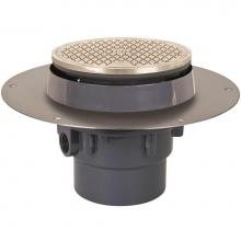 Sioux Chief 822-CF3PNR - Cleanout Fl Halo 3 Pvc Nb R&s Rnd