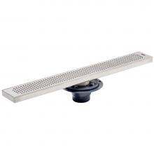 Sioux Chief 823-TX36SP - Shower Pan Drain With 36 In Linear Head - Stamped Strainer