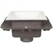 Sioux Chief 861-24XF - FLOOR SINK 4 NH W/ FLANGE ARE CI