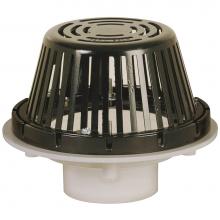 Sioux Chief 868-P6 - 6In Pvc Roof Drain W/ Poly Dome