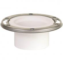 Sioux Chief 887-PM - Flange Pvc 3 Hub / In 4 Ss-swvl