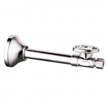 Sioux Chief 131-G2S1CE504 - Str Stop1/2 Swt x 3/8od Comp 1/4-trn W/5 Ext & Escut