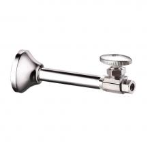 Sioux Chief 133-G2S1CE504 - 0147097 - Str Stop 1/2swt x 3/8od Comp Multi-turn W/5 Ext W/ Escut Chm