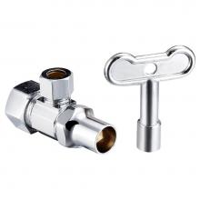 Sioux Chief 134-G2C1CLK04 - Ang Stop 5/8od x 3/8od Comp Loose Key Multi-turn Chrome 1/bx