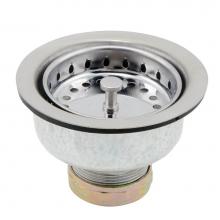 Sioux Chief 245-16440C04 - Kwik-fit Cup Style Sink Strainer, Zinc Nuts, Chrome 1/bx