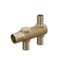 Sioux Chief 672XGT0390 - Multiport Tee 1/2 Pex 3 Port 3/4 Pex x Closed H Pattern 1/bg
