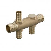 Sioux Chief 672XGT0399 - Multiport Tee 1/2 Pex 3 Port 3/4 Pex x 3/4 Pex H Pattern 1/bg
