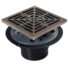 Sioux Chief 821-200ARBQ - Drain Shwr Pan Abs Orb R And S Sq