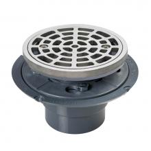 Sioux Chief 821-200PSR - Drain Shwr Pan Pvc Ss R And S Rd