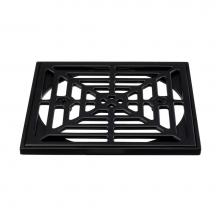 Sioux Chief 821-2SMQPK2 - Thin Strainer And Ring Cast Matte Blk Finish 4.5 Sq