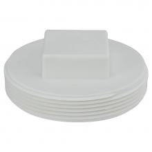 Sioux Chief 878-S40 - Plug Pp Wht 4 Raised Sq Hd