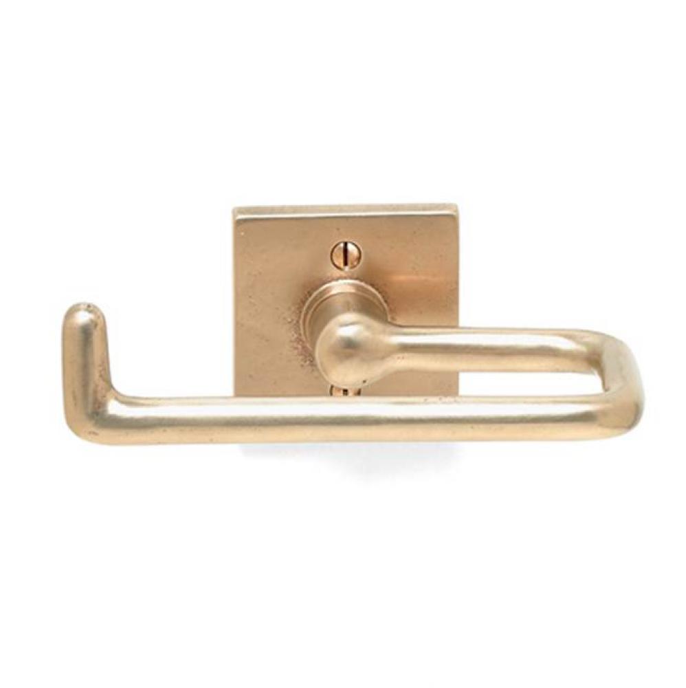 6'' x 4'' Toilet paper holder. Points left. Specify escutcheon.