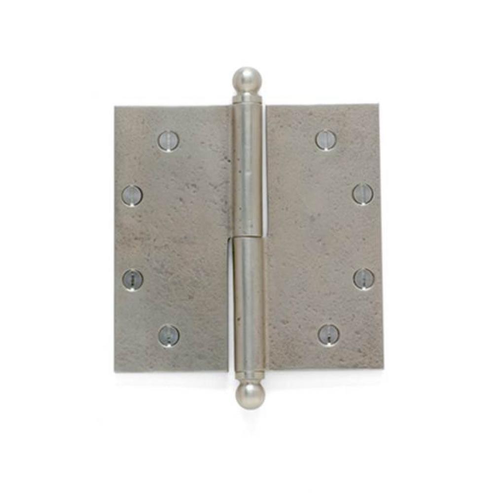 5 1/2'' x 5 1/2'' Standard door hinge w/finial.