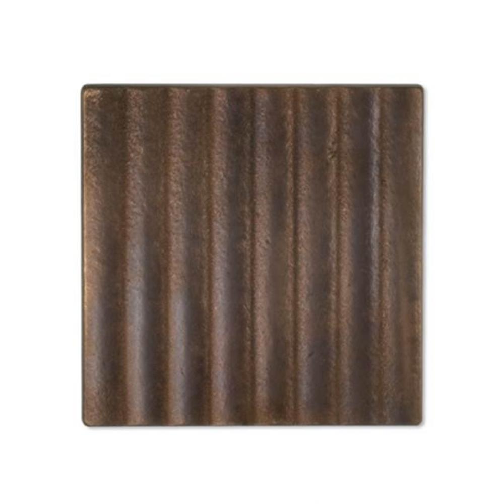 4'' x 4'' Corrugated tile.