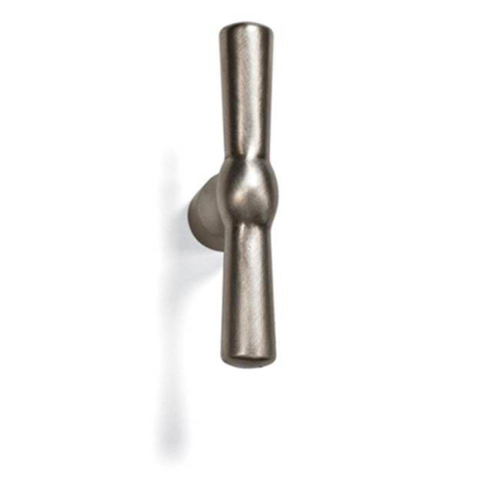4'' T- handle cabinet knob w/3/32'' roll pin off-set to prevent spinning.