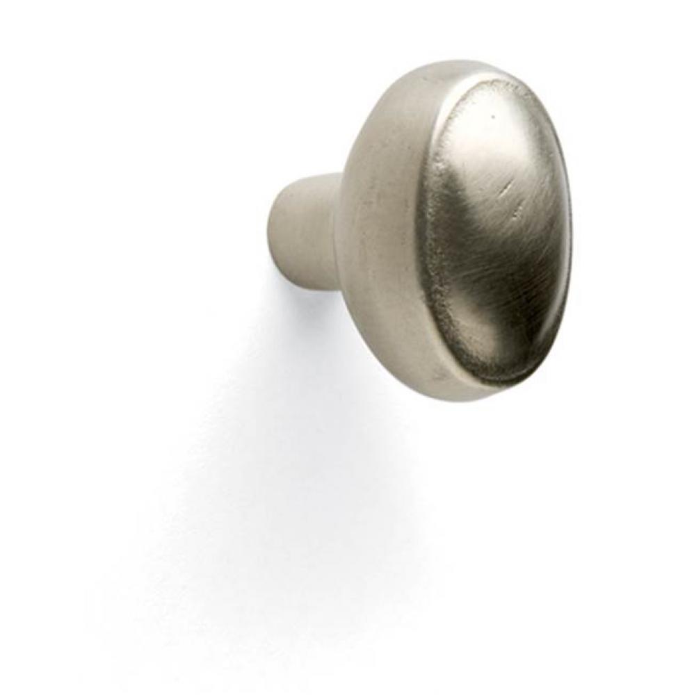 1'' x 1 3/8'' Ridge oval cabinet knob.
