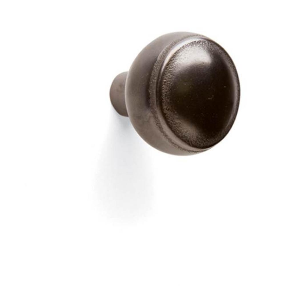 1 3/8'' Ridge round cabinet knob.