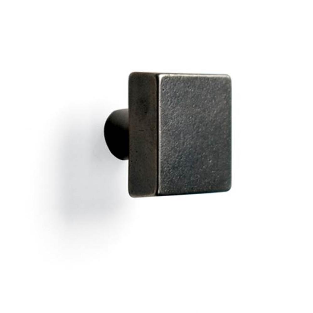 1 1/4'' Contemporary square flat cabinet knob.