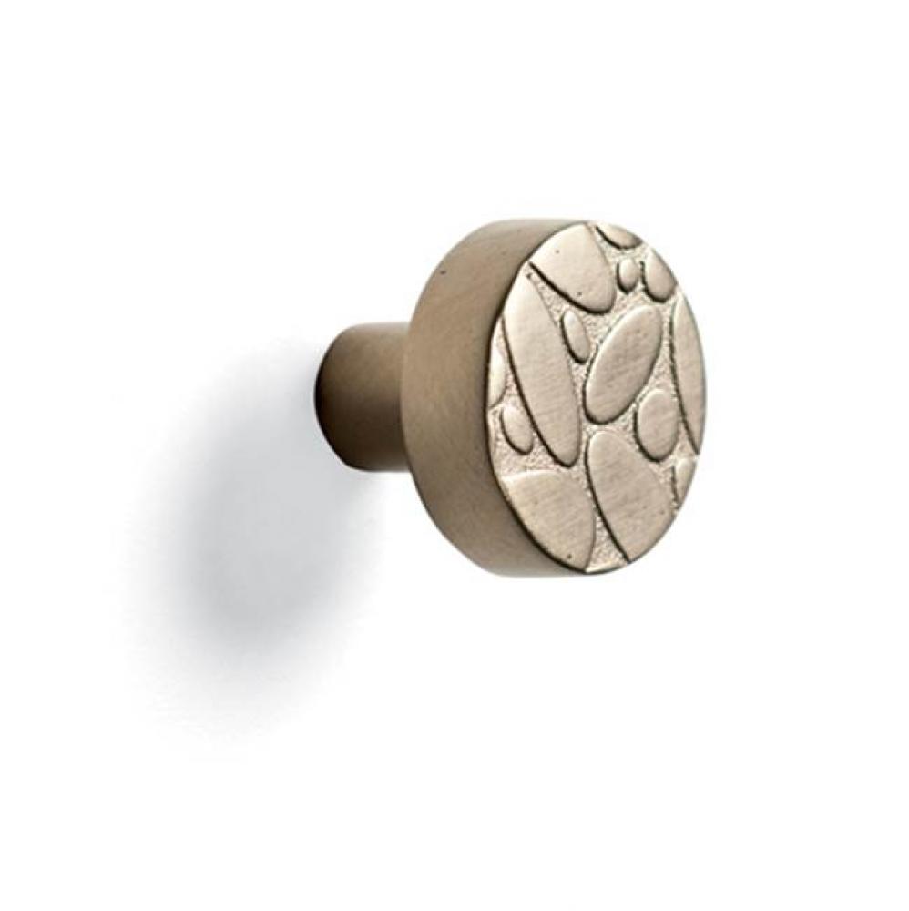 1 1/4'' Stone round cabinet knob.