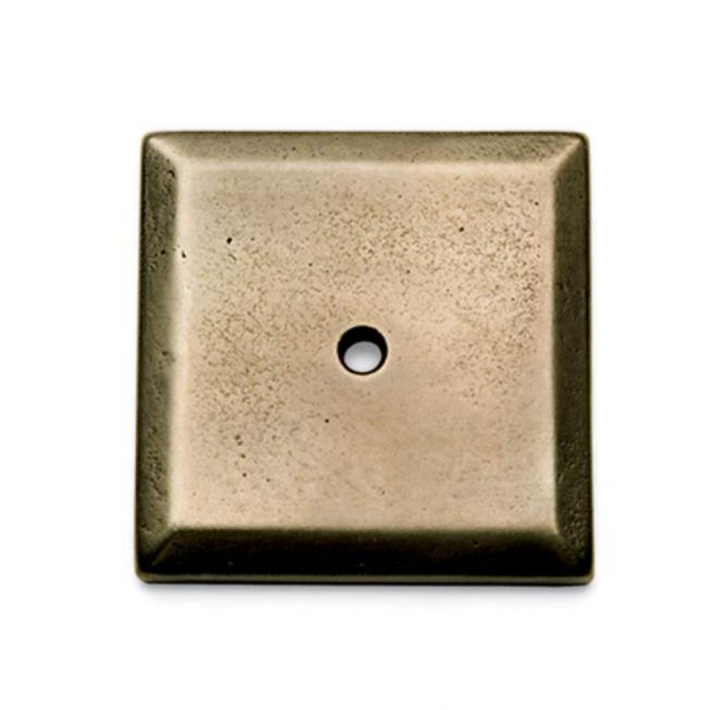 2'' Bevel Edge square cabinet knob escutcheon.