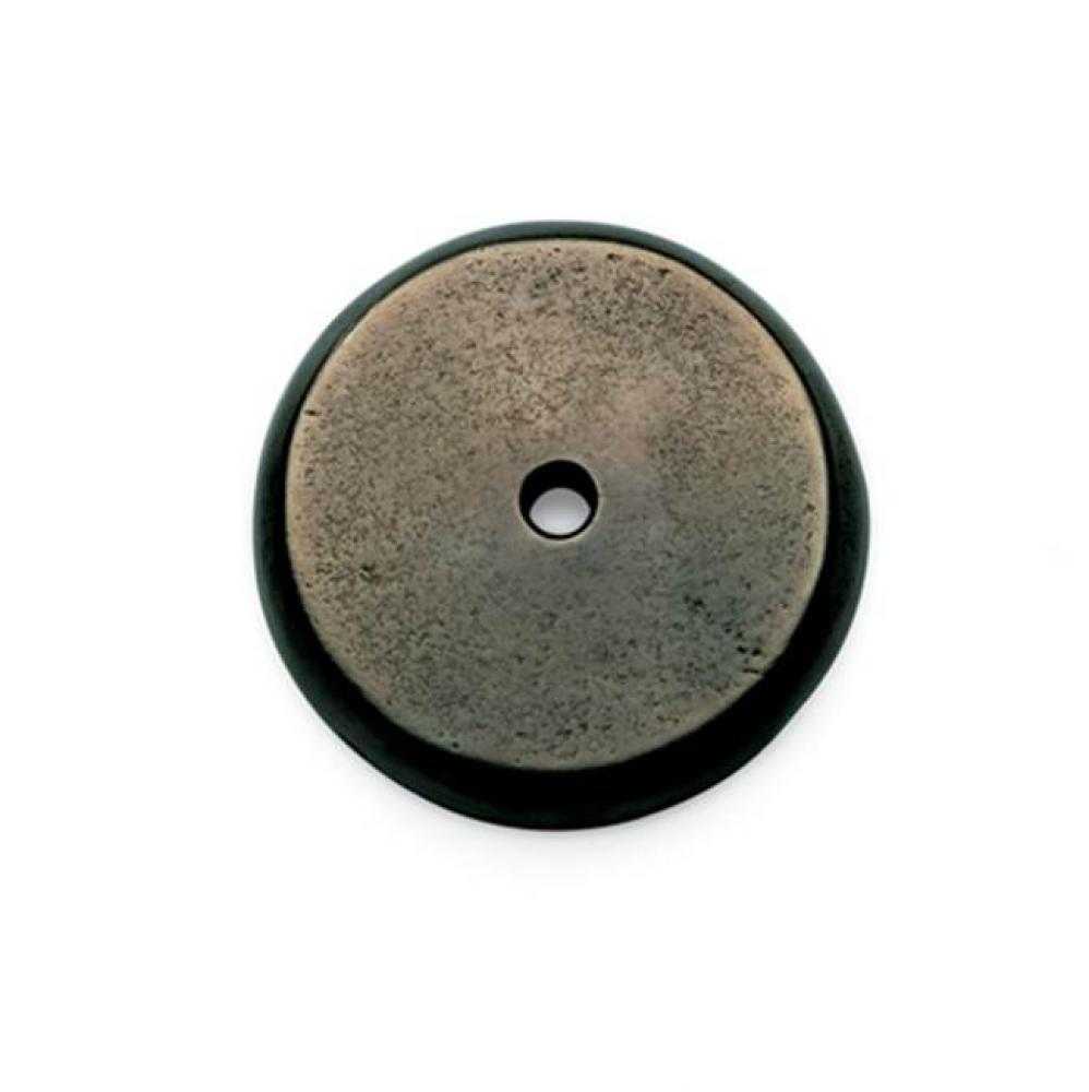 1 3/4'' Bevel Edge round cabinet knob escutcheon.