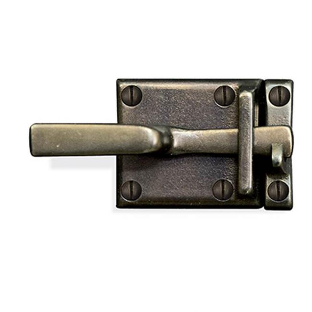 2'' x 1 3/4'' Cabinet latch w/extended latch bar and strike. Left hand.