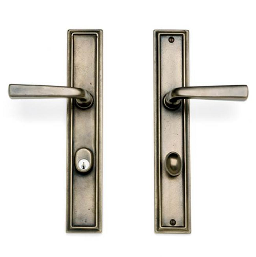 Keyed US cylinder entry set. MP-US-828EXT (ext) MP-US-828TPC (int)