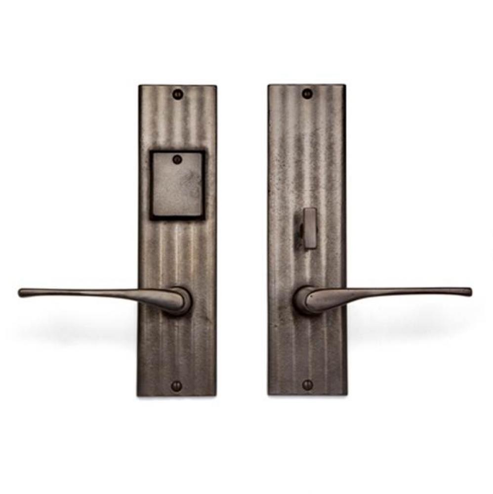 Patio function. Lever/knob x lever/knob deadbolt entry set. P-1410 (ext) EP-1410TPC (int)