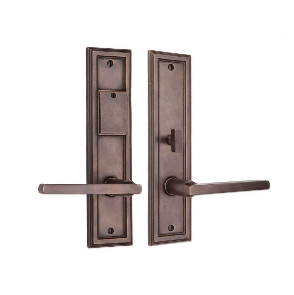 Patio function. Lever/knob x lever/knob ML entry set. P-2510 (ext) EP-2510ML-TPC (int)