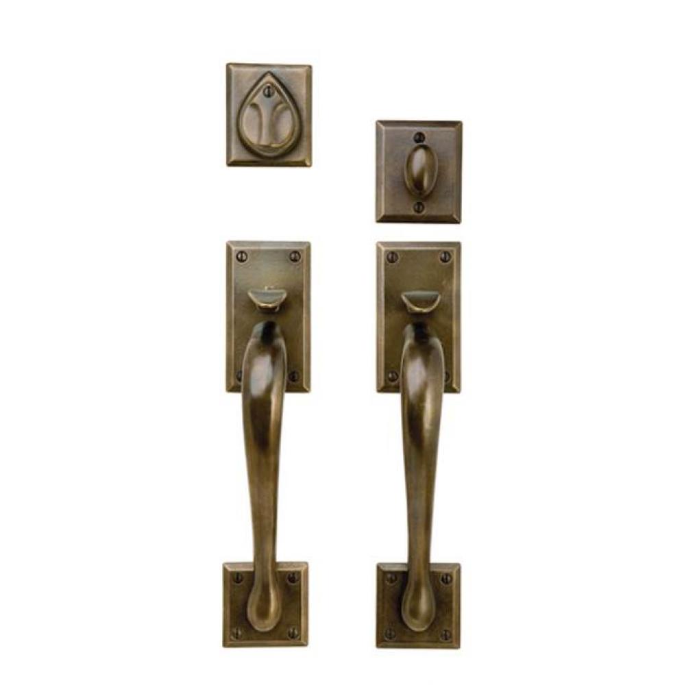Double cylinder. Handle x handle. Non-egress. Sectional. EP-704ML-KC (ext) EP-704ML-KC (int)* (Not