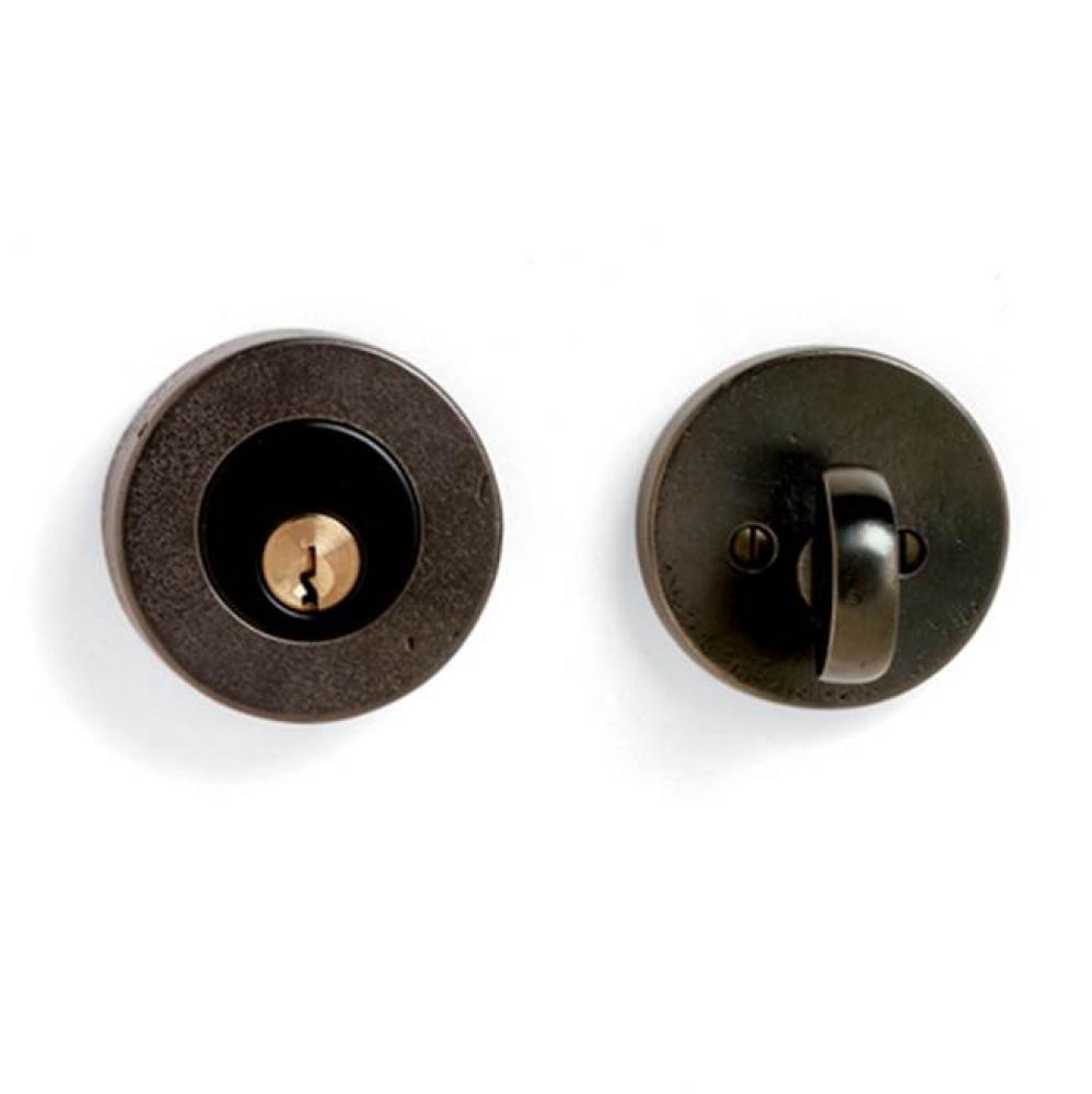 Double cylinder auxiliary deadbolt set. 1 5/8'' or 2 1/8'' bore. DB-9504 (ext)