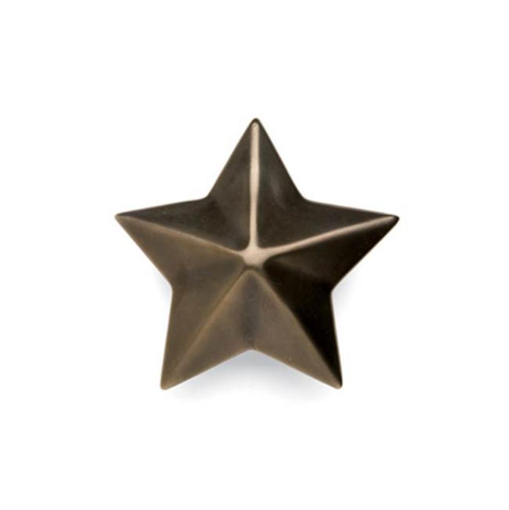 6'' Star door knocker w/attached star shaped strike plate.