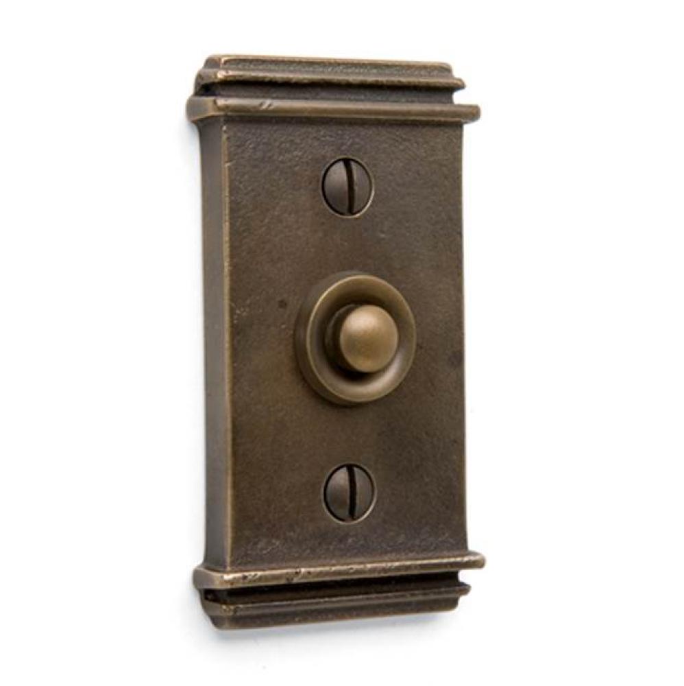 1 3/4'' x 3 1/4''  Hampton door bell plate w/matching button.