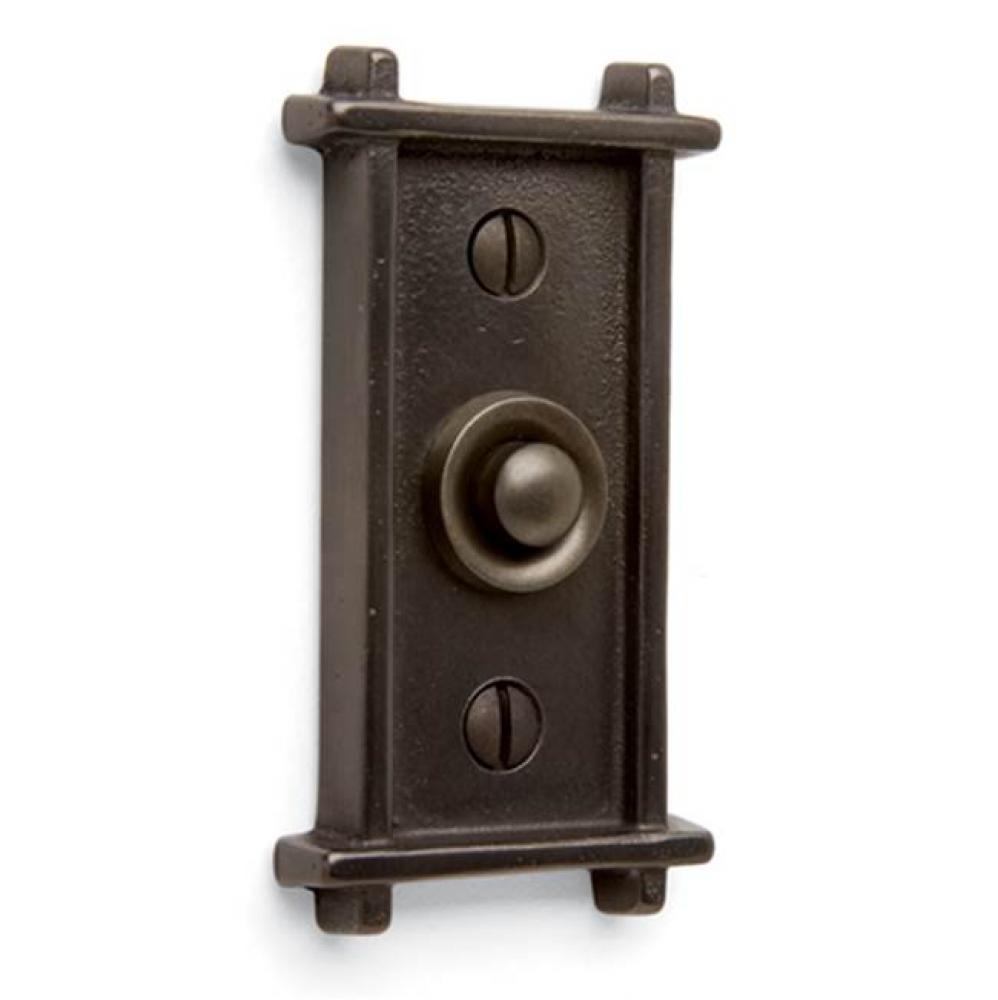 1 3/4'' x 3 1/4''  Trellis door bell plate w/matching button.