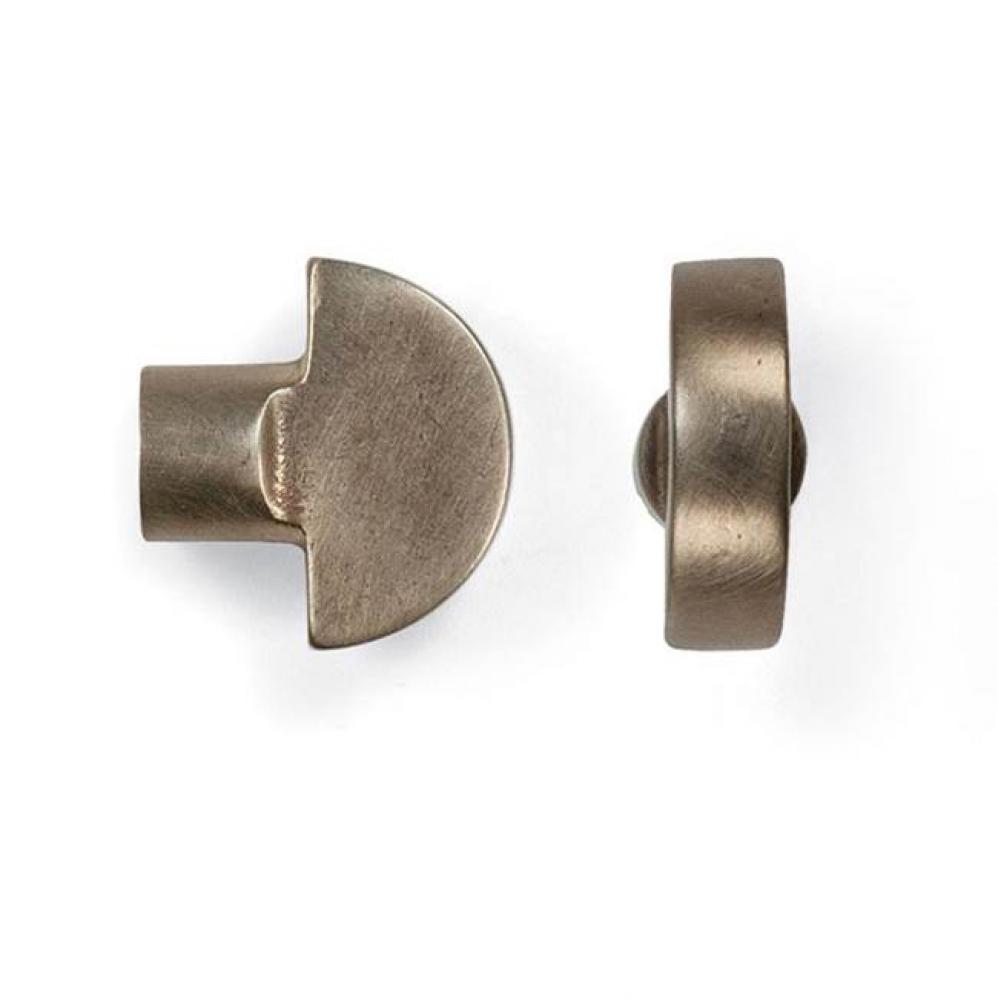 3 1/2'' x 18'' Ridge Burlap plate w/grip handle, thumb piece & turn piece