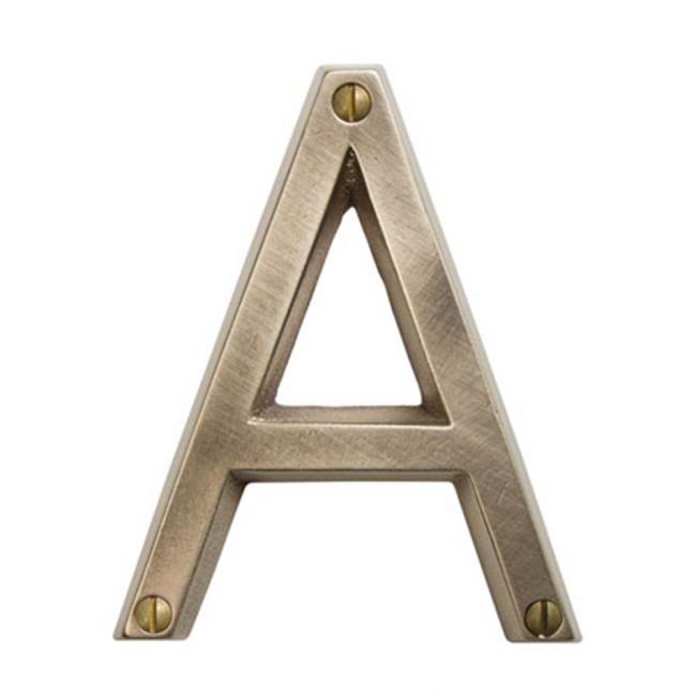 4 1/2'' Surface mount house letter A.