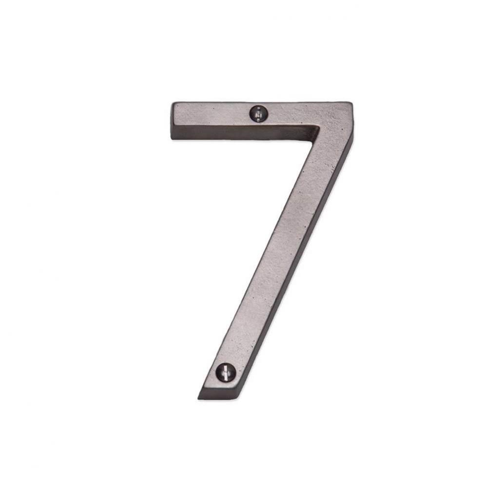 4 1/2'' Surface mount house number 7.