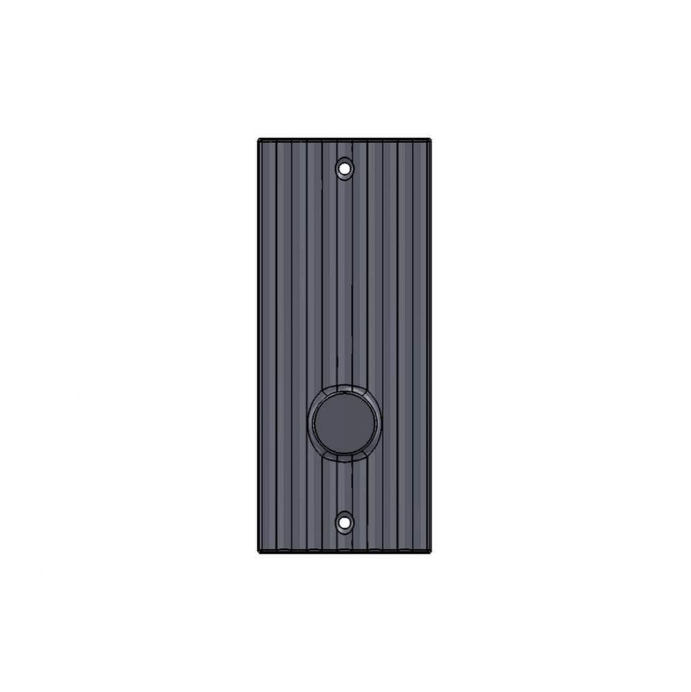 2 1/2'' x 6'' Corrugated mortise bolt plate w/emergency release cover.