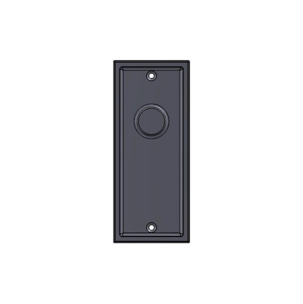 2 1/2'' x 6'' Bandbox interior mortise lock plate w/emergency release cover.