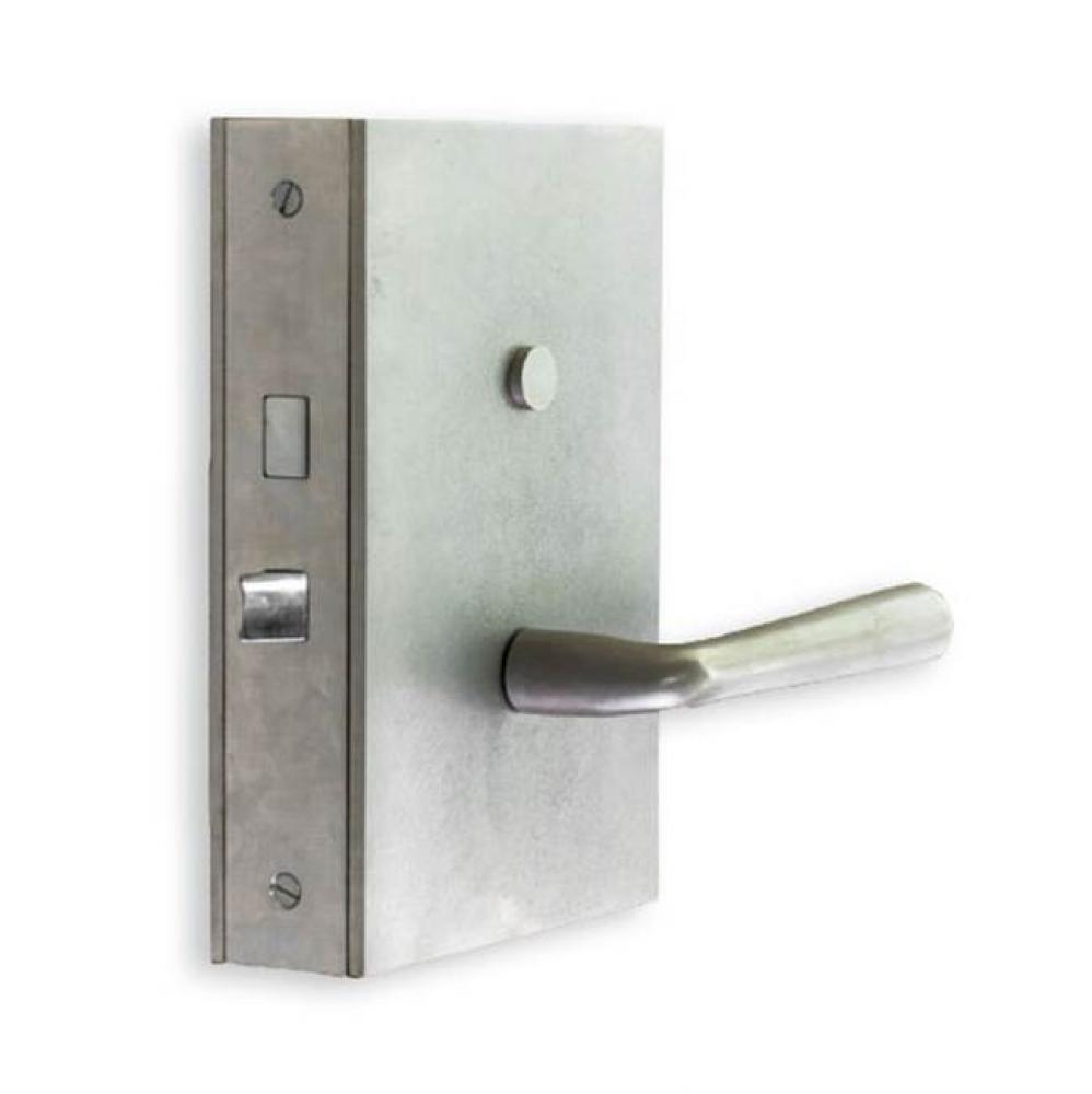 3 1/2'' x 13'' Corduroy interior mortise lock plate w/emergency release cover.