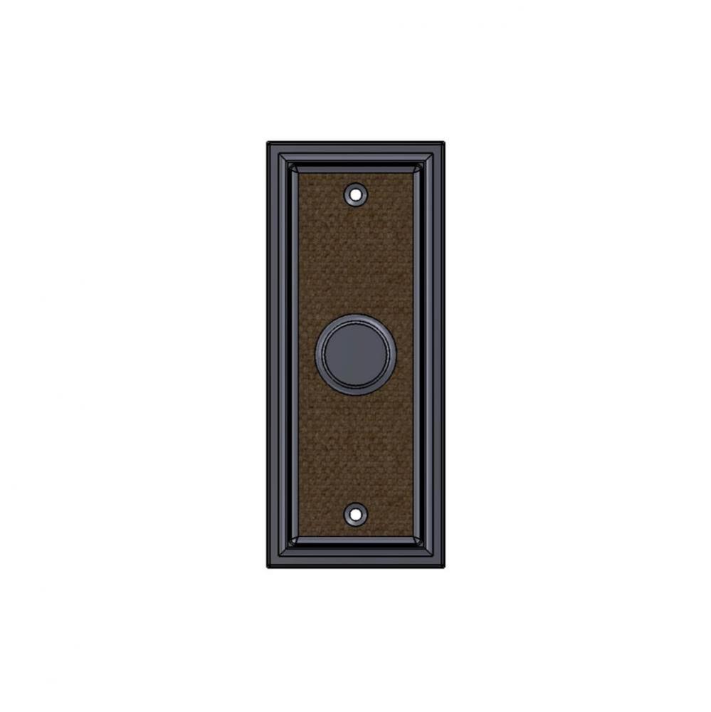 2 1/2'' x 6'' Ridge Burlap dummy plate.