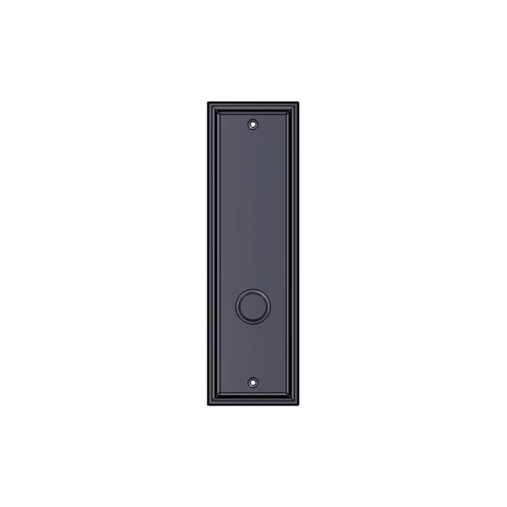 3'' x 10'' Ridge interior mortise lock plate w/emergency release cover.