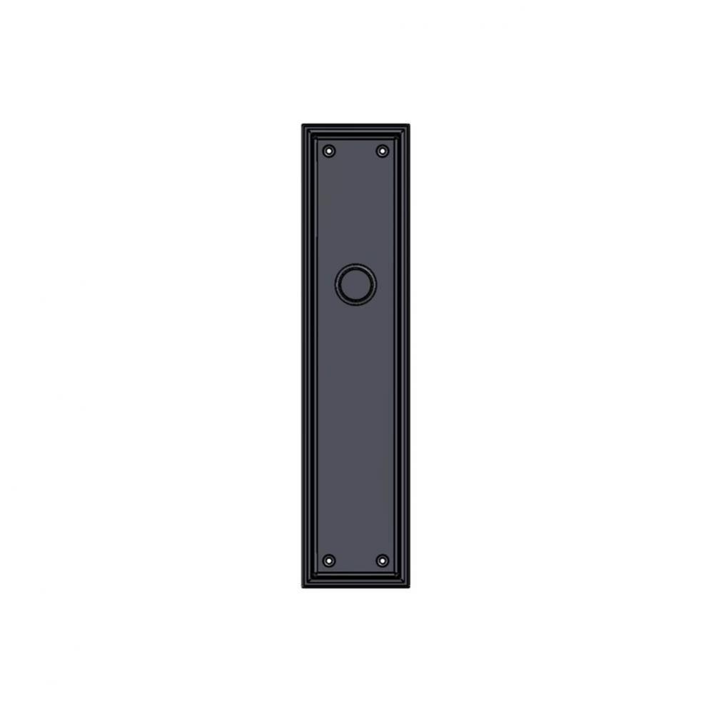 3'' x 13'' Ridge interior mortise lock plate w/emergency release cover.