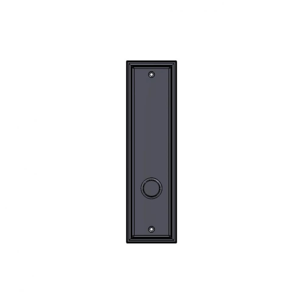 2 3/4'' x 10'' Ridge interior mortise lock plate w/emergency release cover.