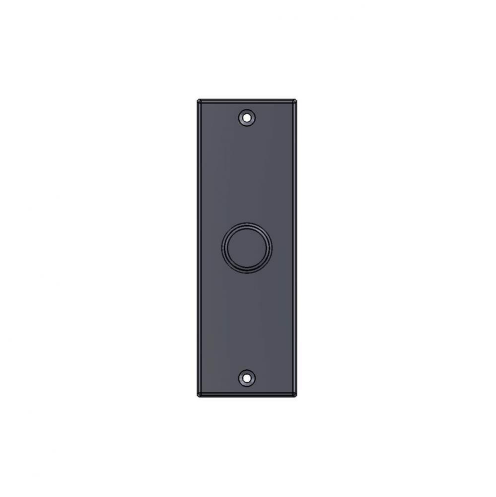 2'' x 6'' Contemporary interior mortise lock plate w/emergency release cover.