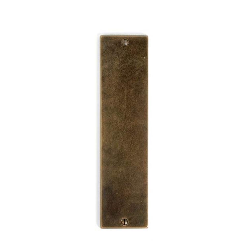 2 1/2'' x 10'' Contemporary mortise bolt plate w/emergency release cover.