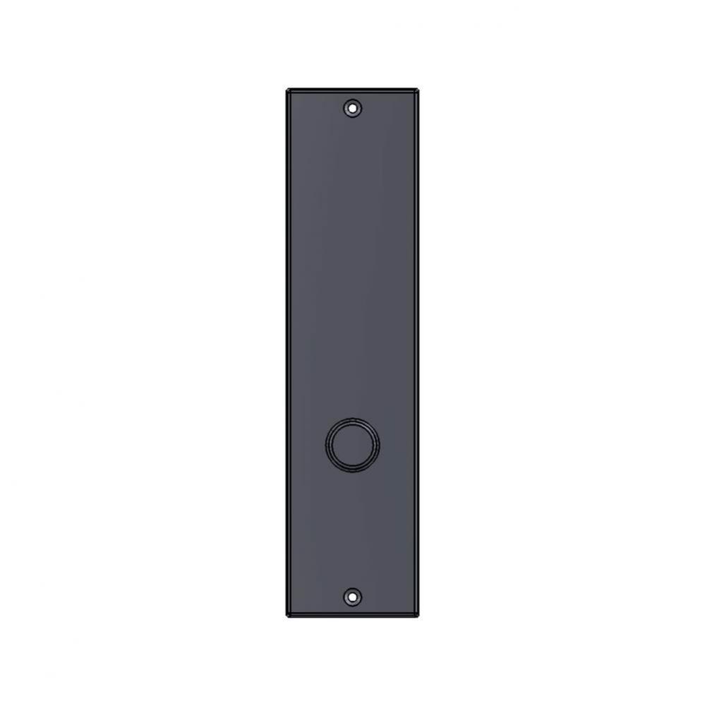 2 1/2'' x 10'' Contemporary mortise lock passage plate.
