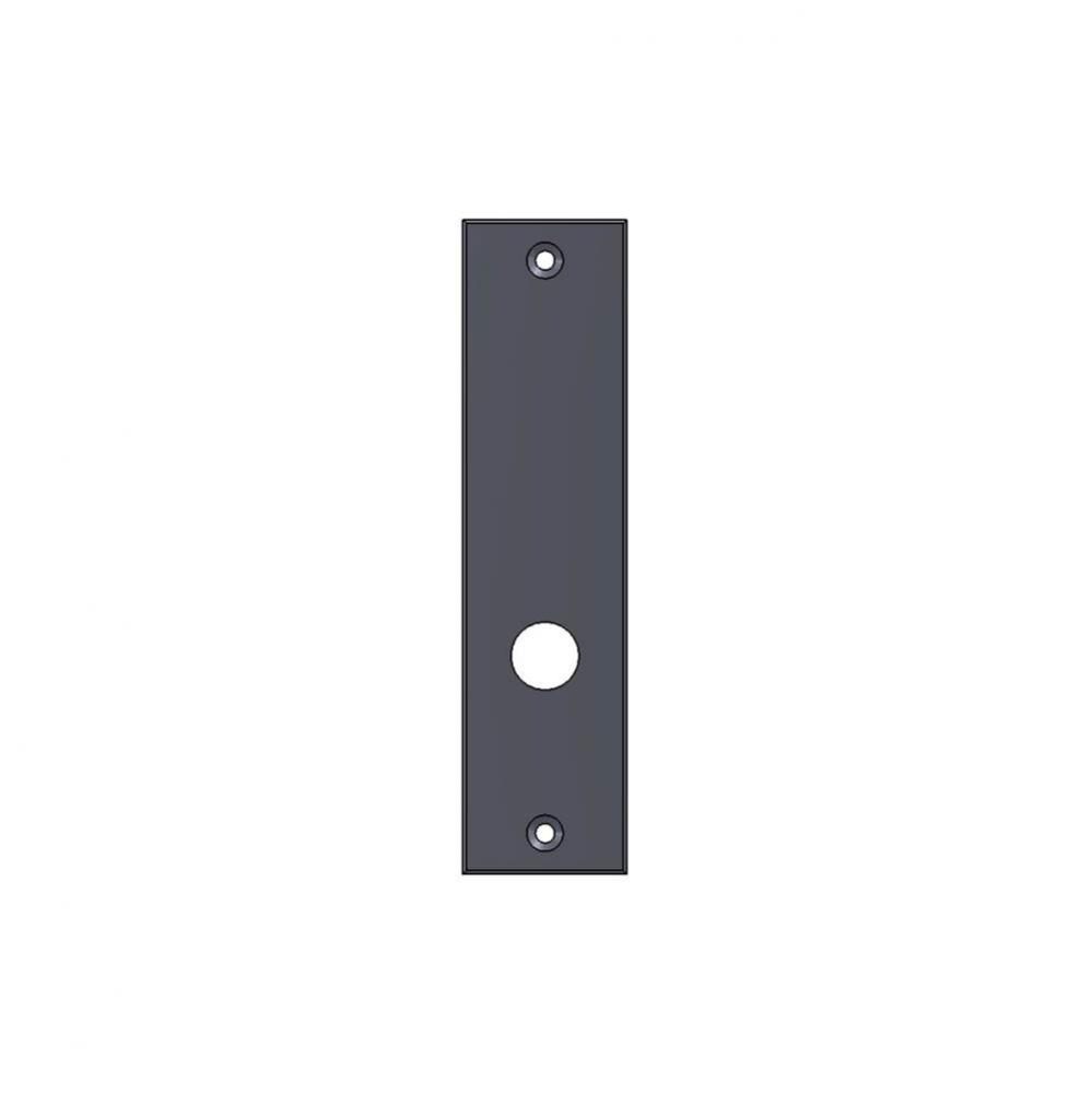 1 1/2'' x 6'' Contemporary mortise bolt plate w/emergency release cover.